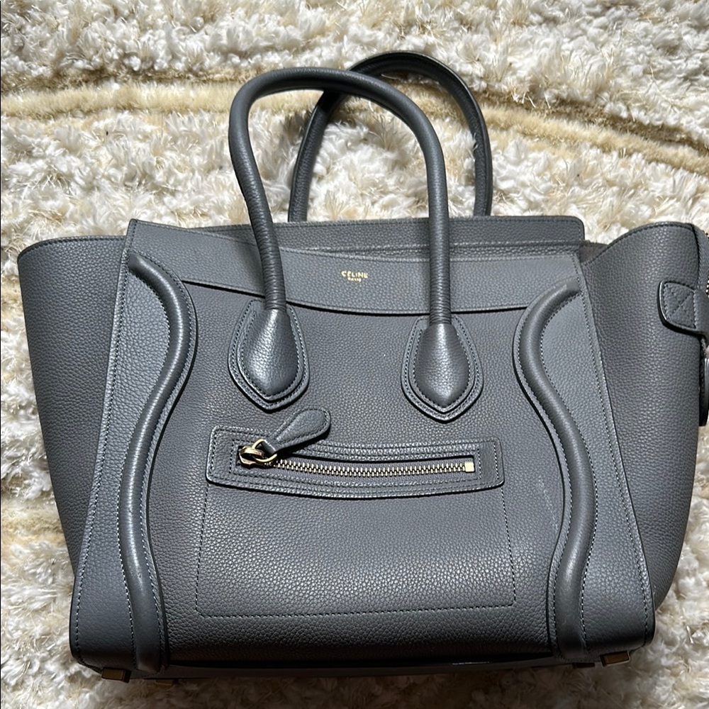 Celine Luggage Leather Handbag